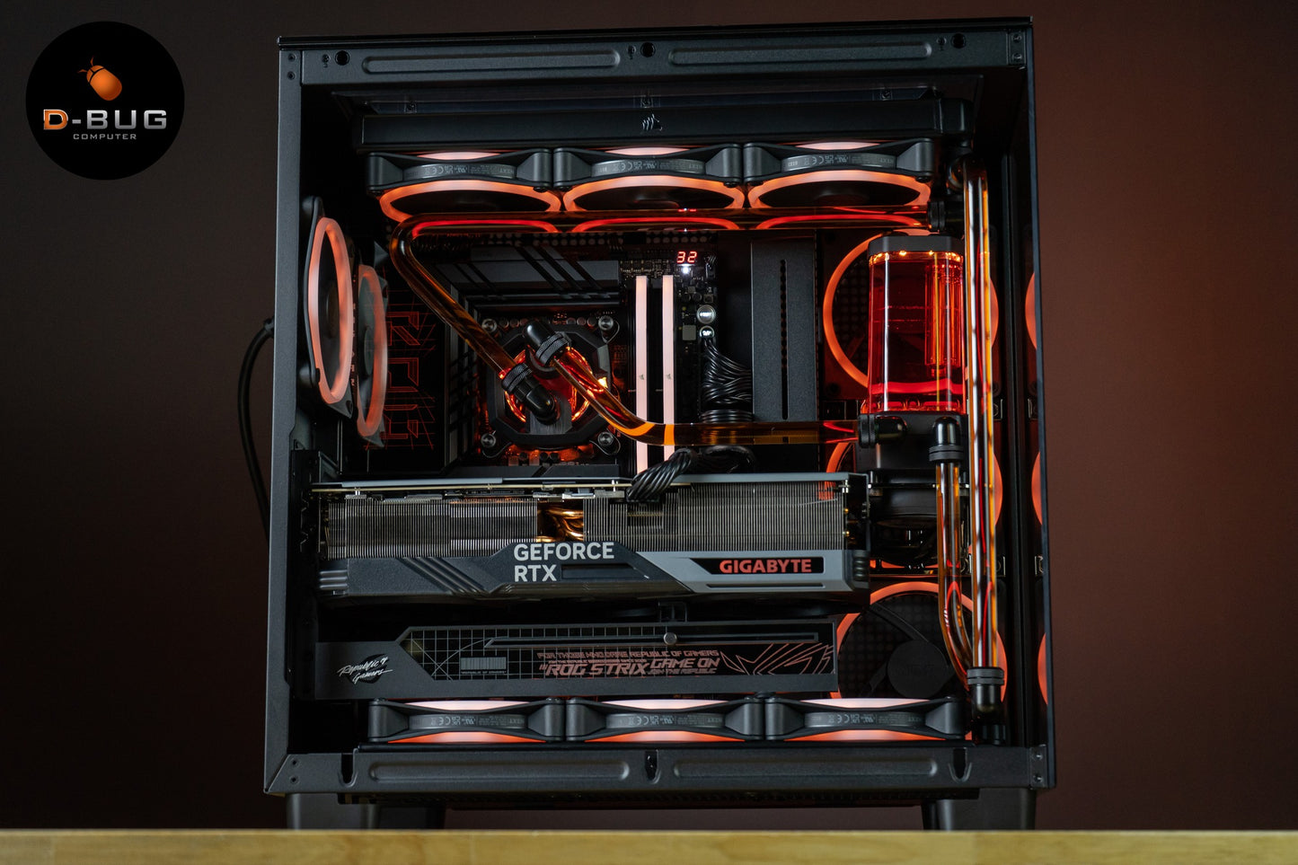 VIBRA LV8 (คอมระบบน้ำเปิด) RYZEN9-7950X/RTX4090 | DBUG661007 D-BUG COMPUTER