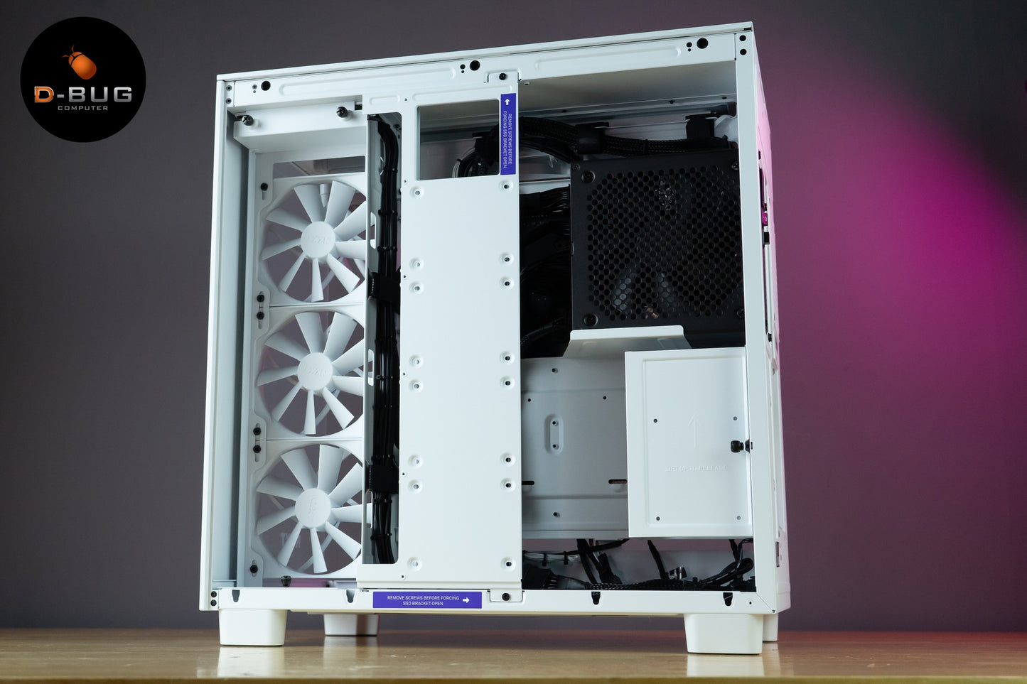 PCSET (คอมประกอบ) NZXT H9 FLOW WHITE | DBUG661013 D-BUG COMPUTER