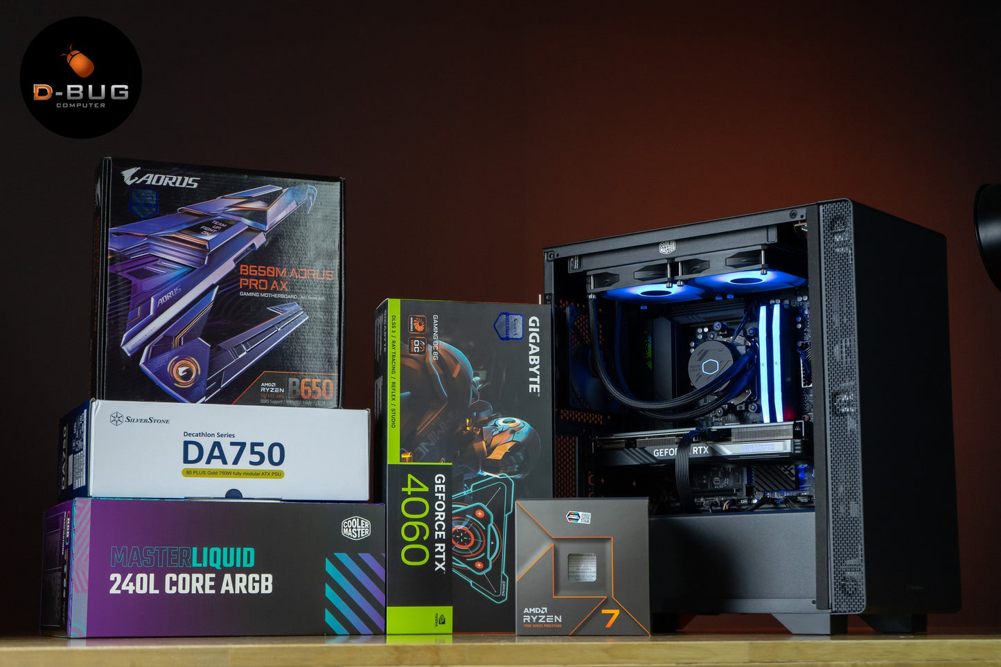 Mozilla LV32 (คอมประกอบ) INTEL i3-13100F / RTX3050 8GB| DBUG661203 D-BUG COMPUTER