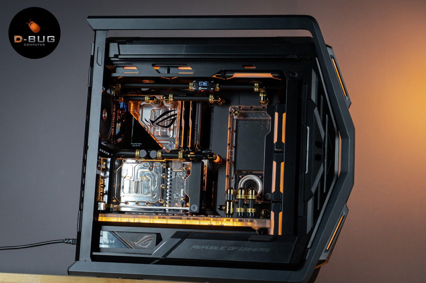 VIBRA LV2 (คอมระบบน้ำเปิด) INTELi9-13900KS/RTX4090 | DBUG661028 D-BUG COMPUTER