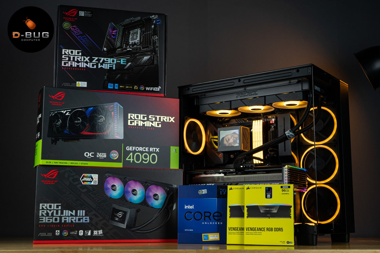 Mozilla LV13 (คอมประกอบ) INTELi9-13900K/RTX 4090 OC EDITION 24GB | DBUG6611011 D-BUG COMPUTER