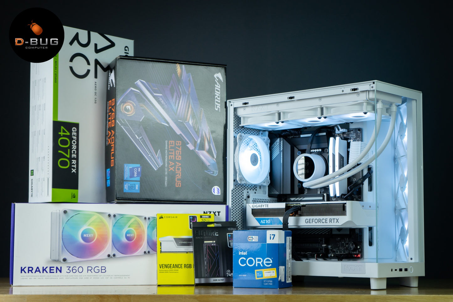 Mozilla LV28 (คอมประกอบ) INTEL i7-14700K / RTX 4070 TI O12G | DBUG661126 D-BUG COMPUTER