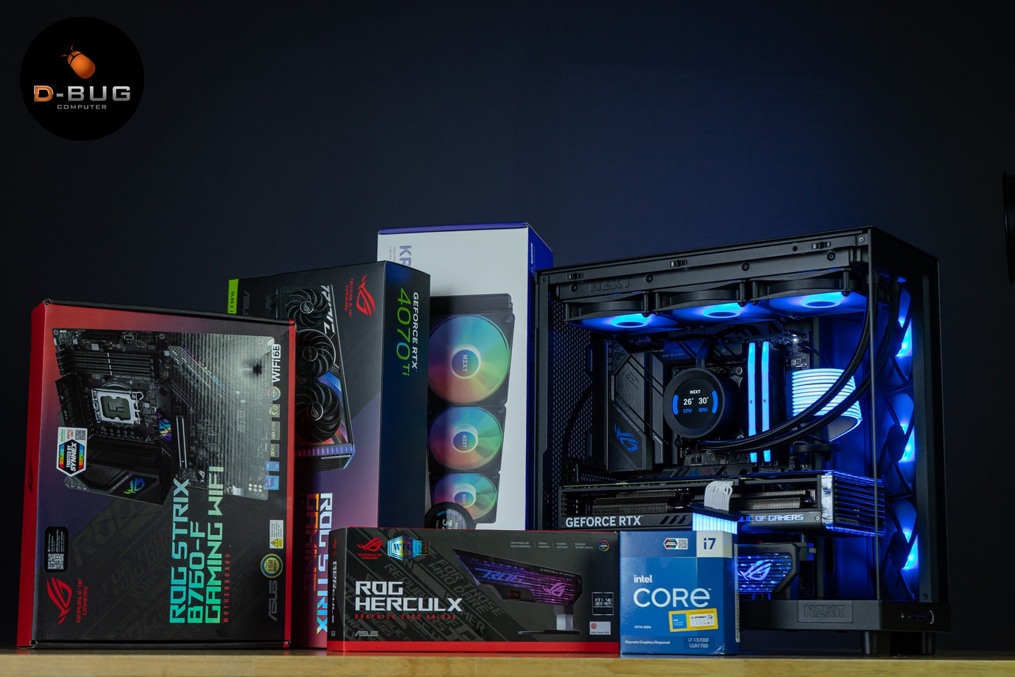 Mozilla LV33 (คอมประกอบ) AMD RYZEN 7 7700 / RTX4060 GAMING OC 8GB | DBUG661203 D-BUG COMPUTER