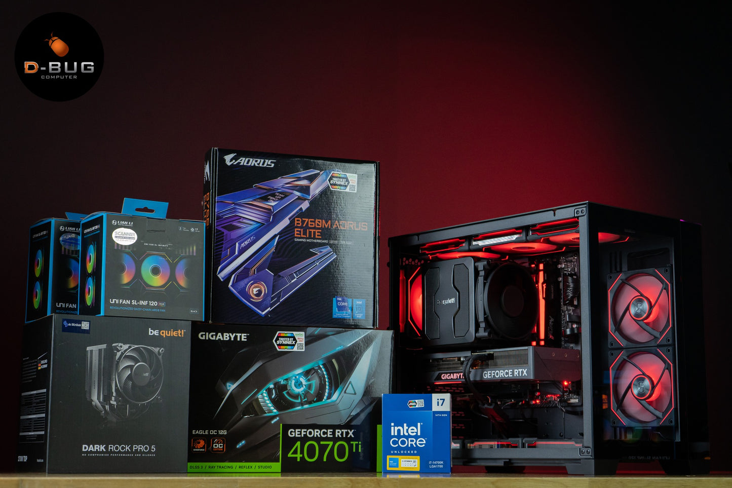 Mozilla LV37 (คอมประกอบ) INTEL i7-14700K / RTX4070 OC 12GB | DBUG661220