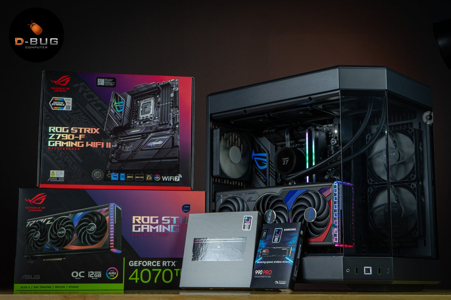 Mozilla LV38 (คอมประกอบ) INTEL i9-14900K / RTX4070 Ti OC 12GB | DBUG661225 D-BUG COMPUTER