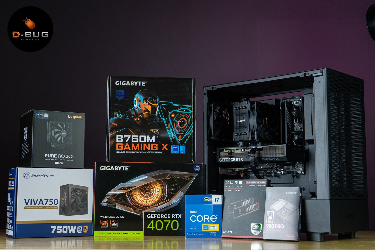 Mozilla LV48 (คอมประกอบ) INTEL i7-14700K / RTX4070 OC 12GB | DBUG670125 D-BUG COMPUTER