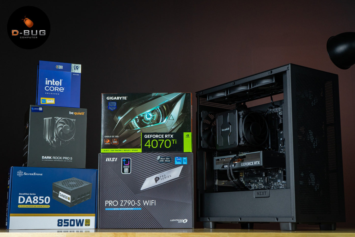 Mozilla LV52 (คอมประกอบ) INTEL i5-13400F / RTX4060 Ti EAGLE OC 8GB | DBUG670128 D-BUG COMPUTER