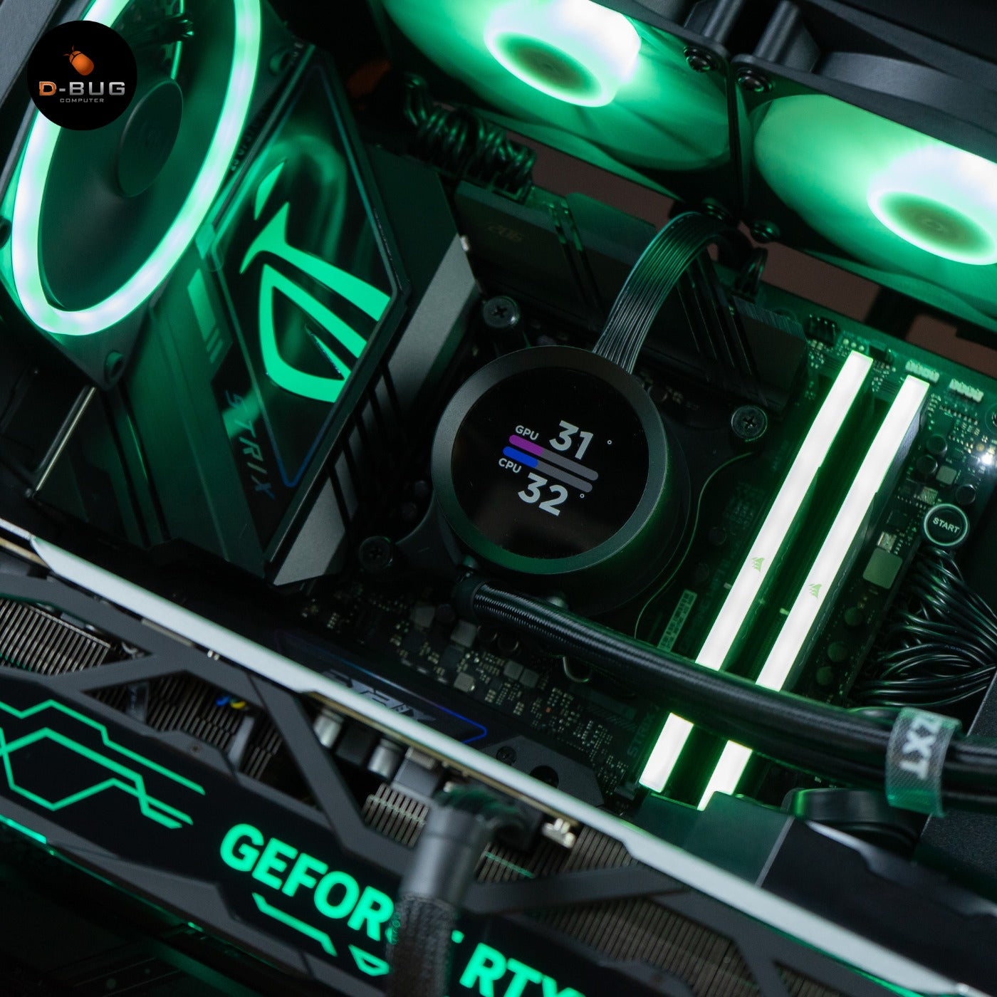 Mozilla LV54 (คอมประกอบ) CORE I9-14900K / RTX 4080 SG (1-Click OC) 16GB GDDR6X | DBUG670209 D-BUG COMPUTER