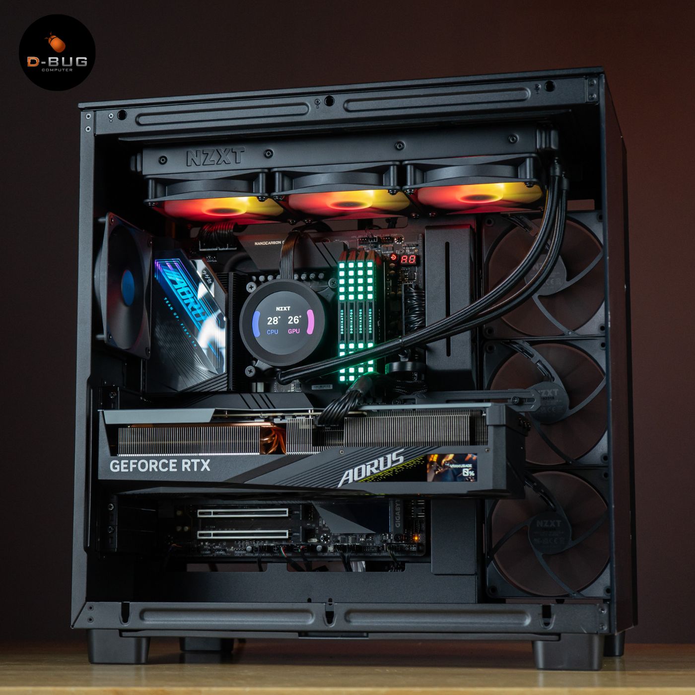 Mozilla LV60 (คอมประกอบ) CORE i9-14900KF / RTX 4090 MASTER 24GB GDDR6X | DBUG6702141 D-BUG COMPUTER