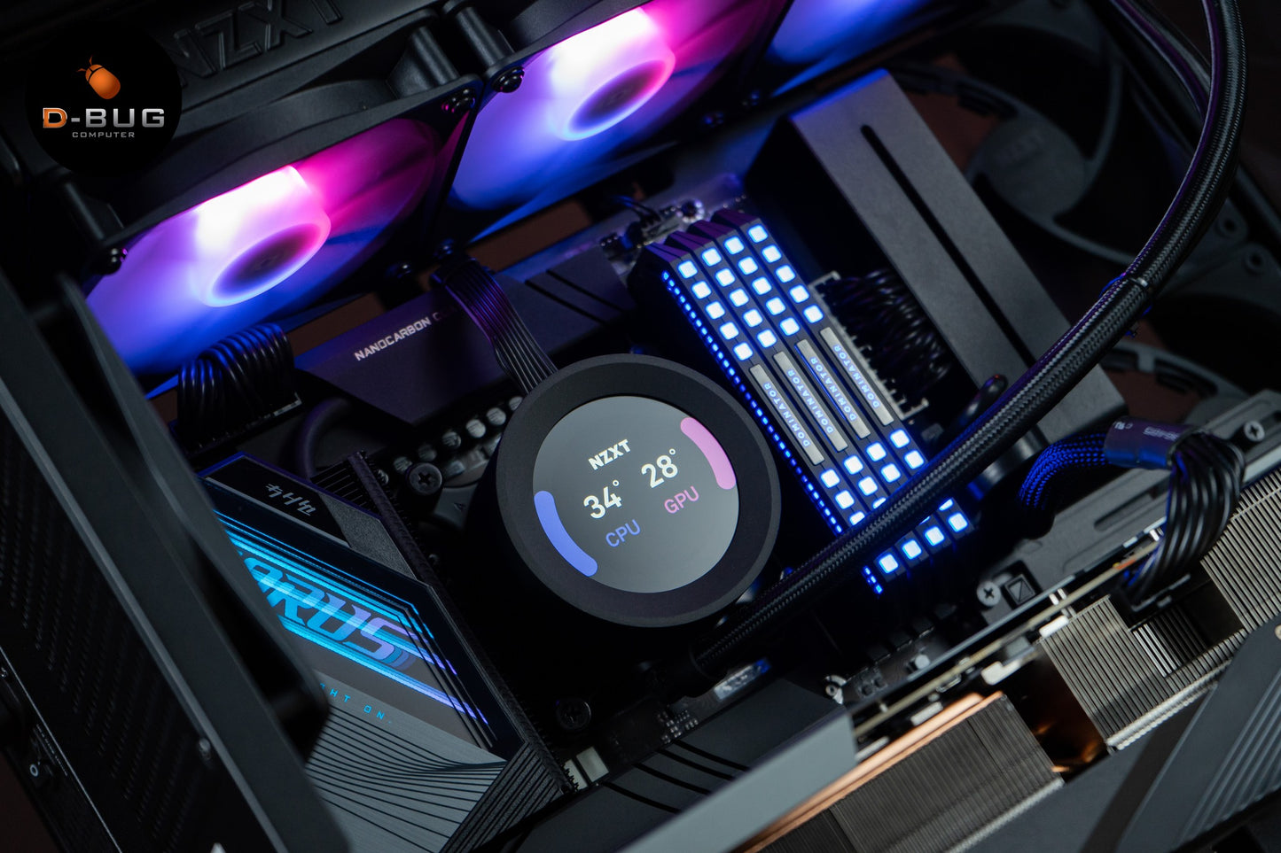 Mozilla LV60 (คอมประกอบ) CORE i9-14900KF / RTX 4090 MASTER 24GB GDDR6X | DBUG6702141 D-BUG COMPUTER