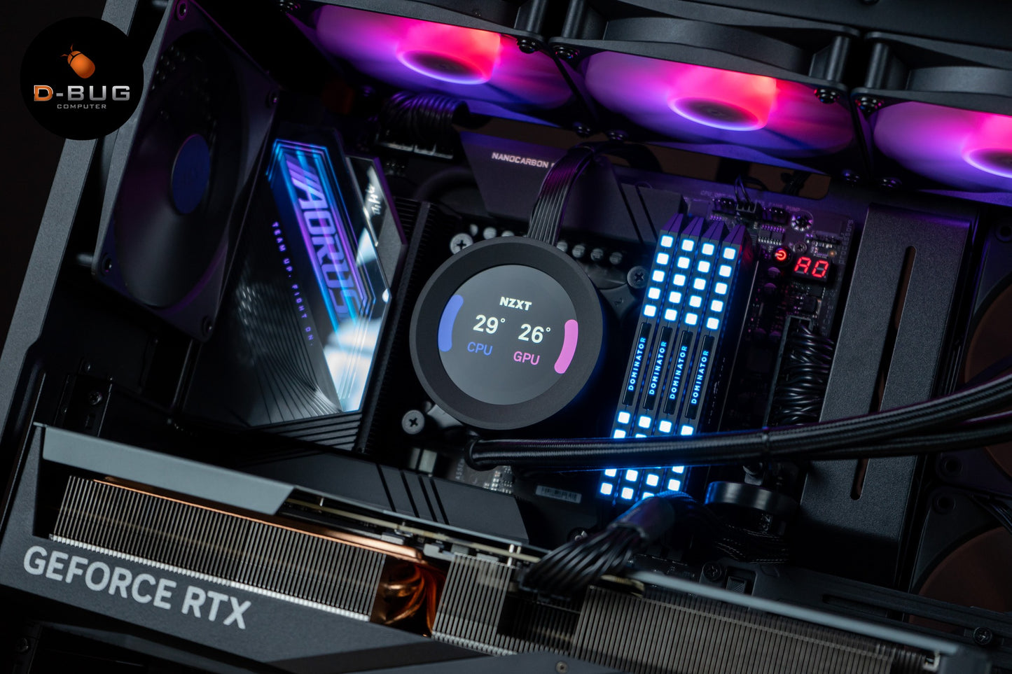 Mozilla LV60 (คอมประกอบ) CORE i9-14900KF / RTX 4090 MASTER 24GB GDDR6X | DBUG6702141 D-BUG COMPUTER