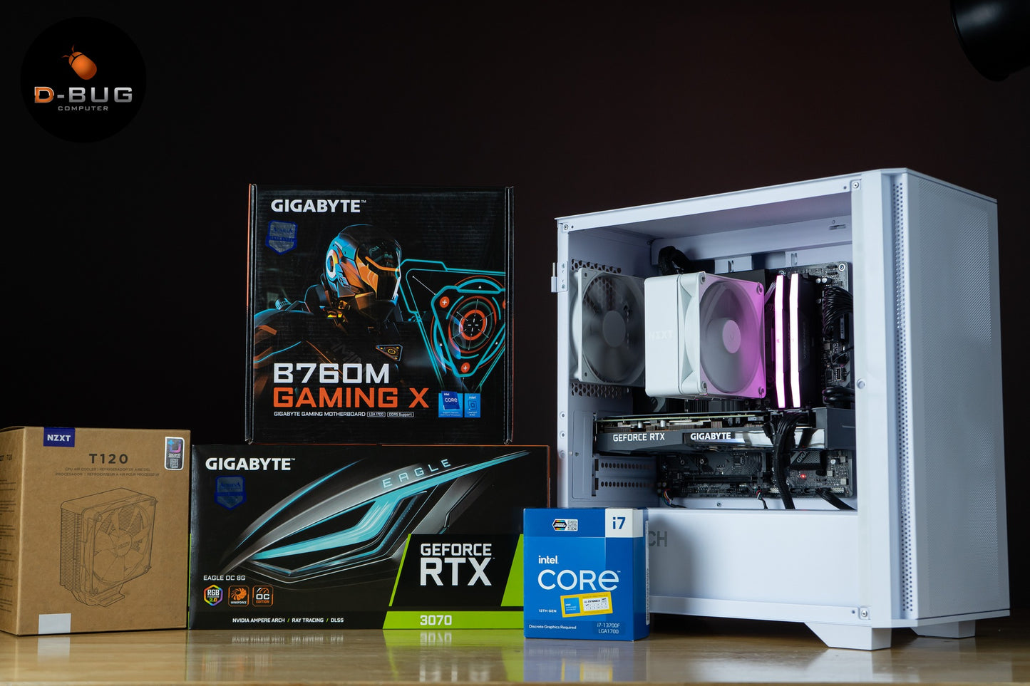 Mozilla LV61 (คอมประกอบ) CORE i7-13700F / RTX3070 EAGLE OC 8GB | DBUG6702142 D-BUG COMPUTER