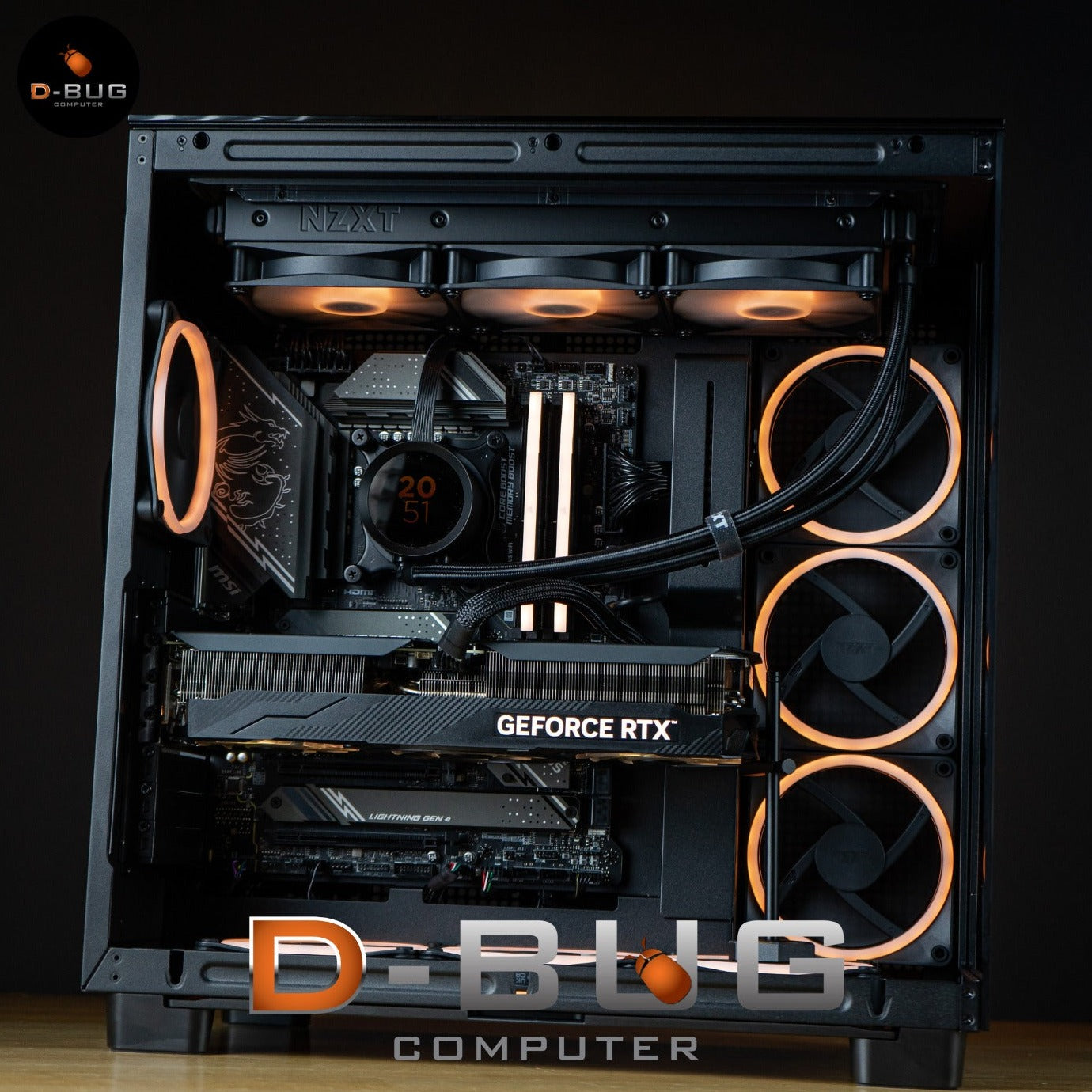 Mozilla LV63 (คอมประกอบ) CORE i9-14900KF / RTX4070TI SUPER EX GAMER 16GB | DBUG6702181 D-BUG COMPUTER