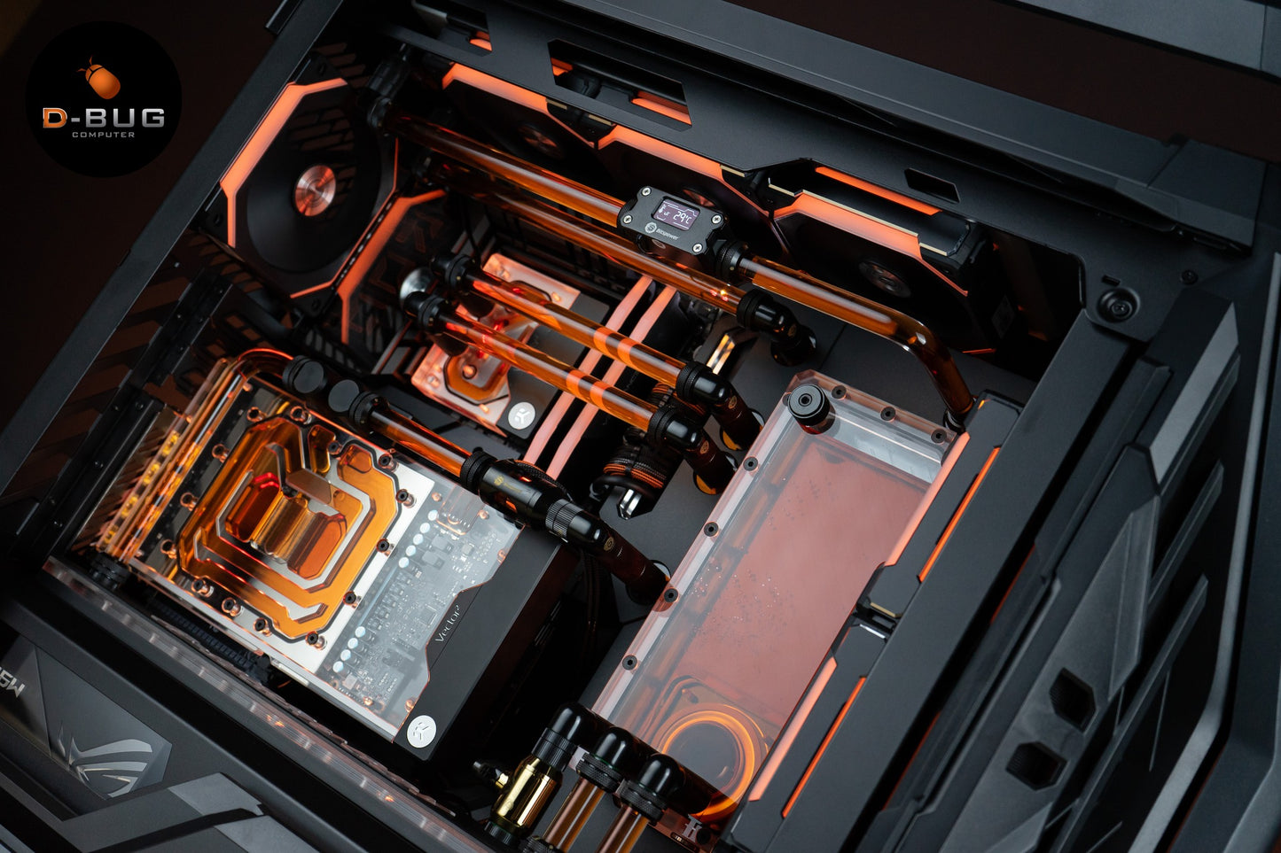 VIBRA LV10 (คอมระบบน้ำเปิด) INTEL i9-14900K / RTX4090 GAMING OC 24GB | DBUG670323 D-BUG COMPUTER