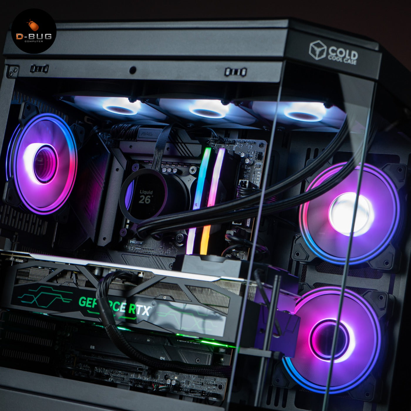 Mozilla LV77 (คอมประกอบ) CORE i9-14900K / RTX 4080 SUPER SG 1-CLICK OC 16GB | DBUG670402 D-BUG COMPUTER