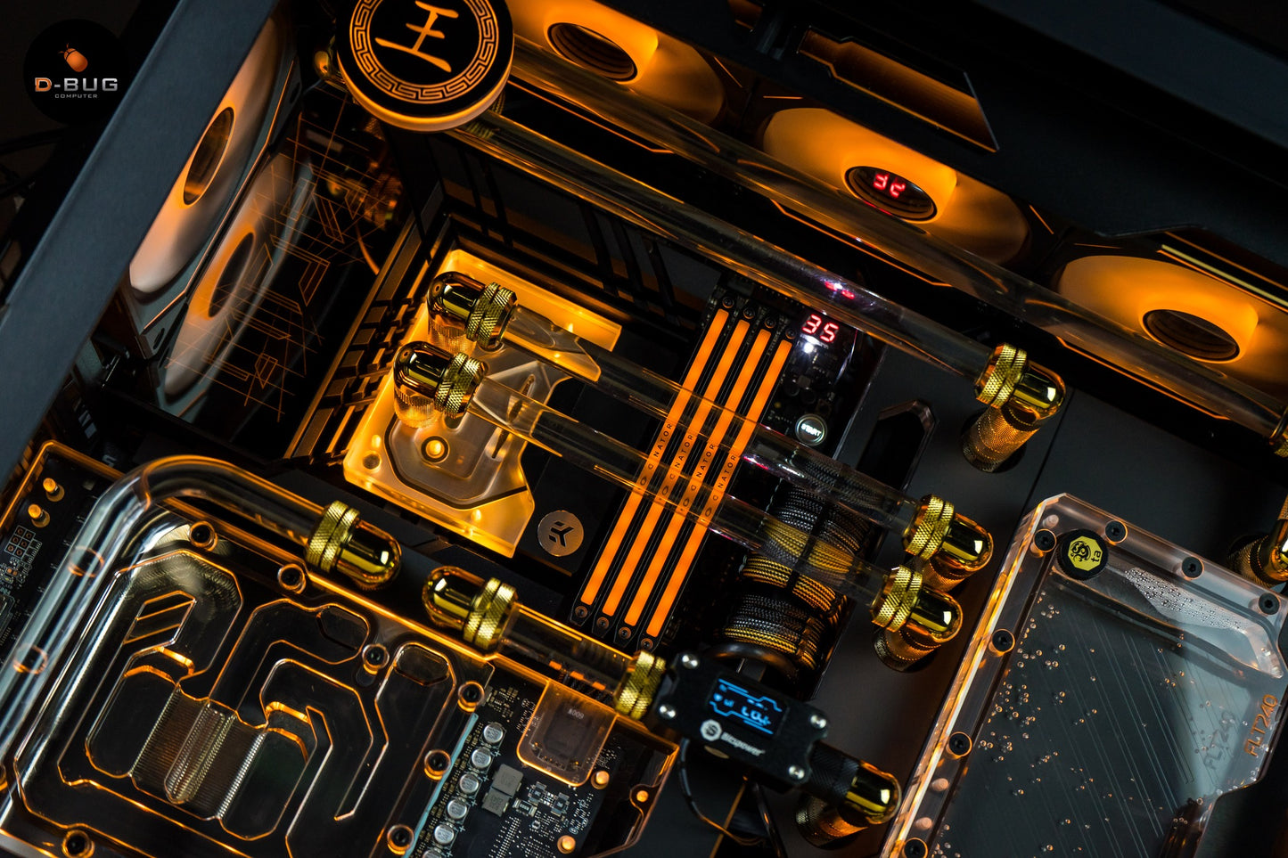 VIBRA LV14 (คอมระบบน้ำเปิด) INTEL I9-14900KS / RTX4090 OC 24GB | DBUG6705171 D-BUG COMPUTER