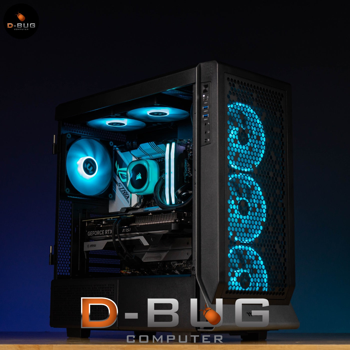 Mozilla LV93 (คอมประกอบ) INTEL i5-14500 / RTX4060 Ti GAMING X SLIM 8GB | DBUG670514 D-BUG COMPUTER