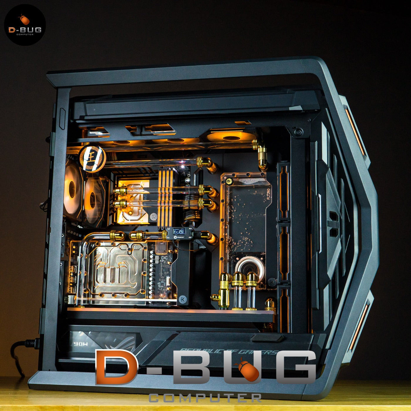 VIBRA LV14 (คอมระบบน้ำเปิด) INTEL I9-14900KS / RTX4090 OC 24GB | DBUG6705171 D-BUG COMPUTER