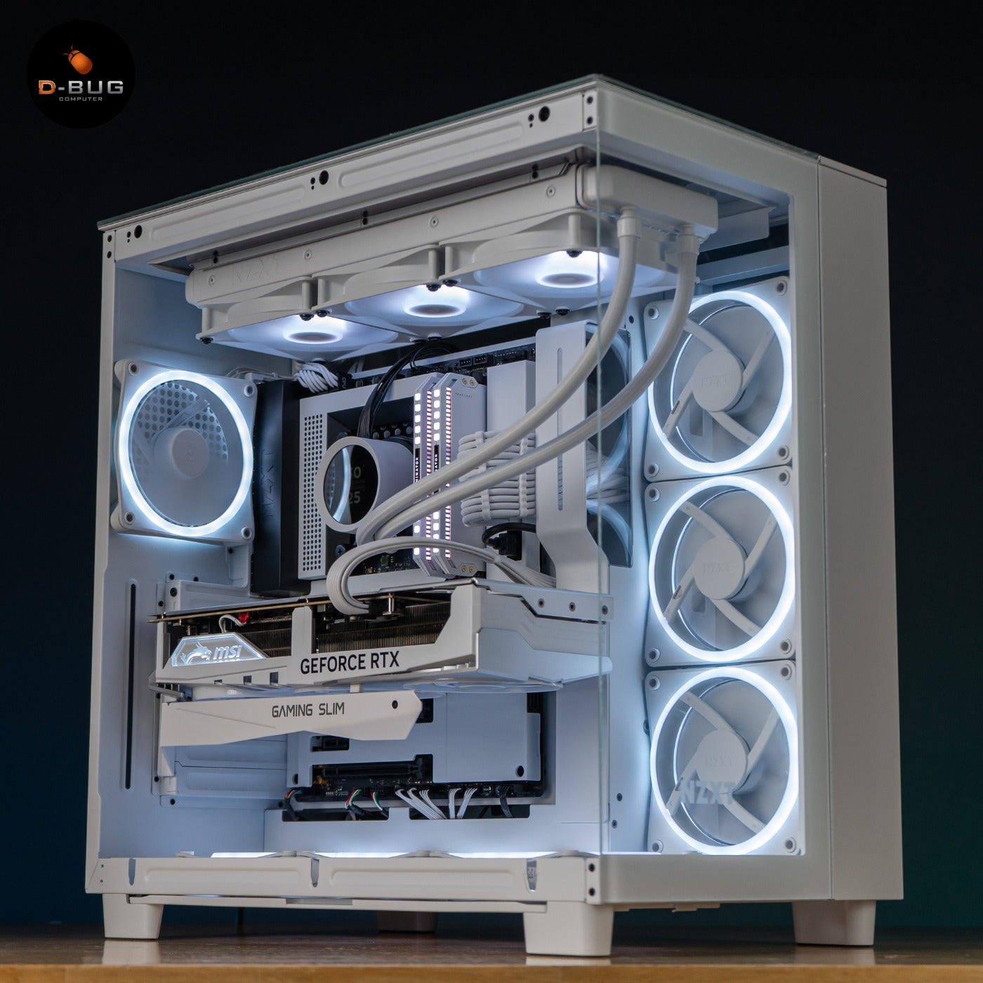 Mozilla LV84 (คอมประกอบ) INTEL i5-14500 / RTX 4080 Super Gaming X Slim White 16G GDDR6X | DBUG670429 D-BUG COMPUTER