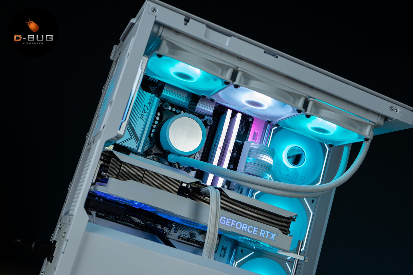 Mozilla LV82 (คอมประกอบ) INTEL i5-13400F / RTX 4060Ti EX 1-CLICK OC 8GB DDR6 WHITE | DBUG670425 D-BUG COMPUTER