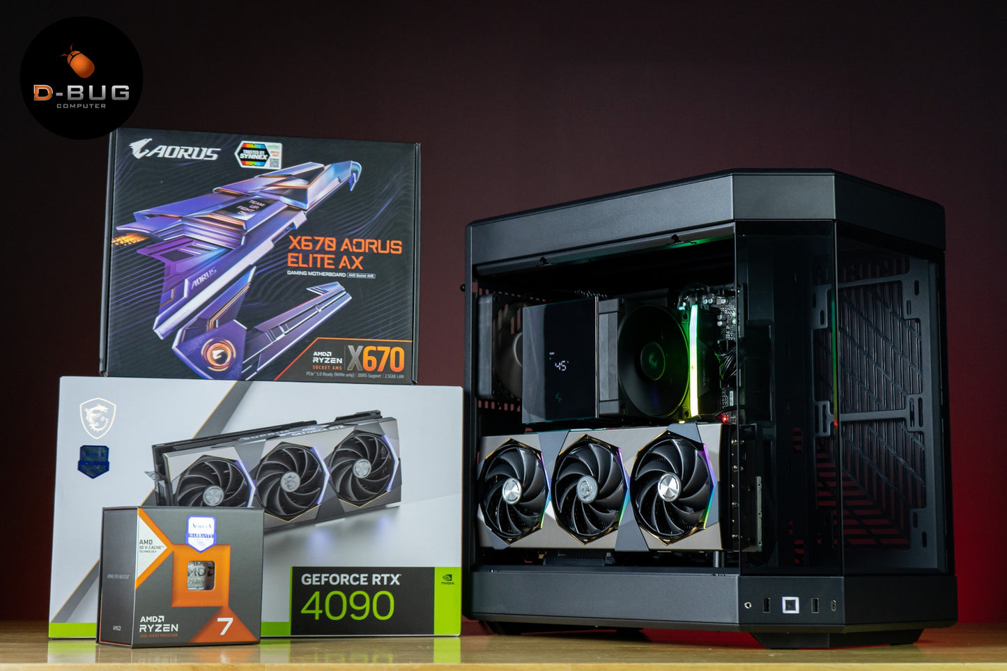 Mozilla LV79 (คอมประกอบ) Ryzen 7-7800X3D/ RTX4090 SUPRIM X 24GB | DBUG670404 D-BUG COMPUTER