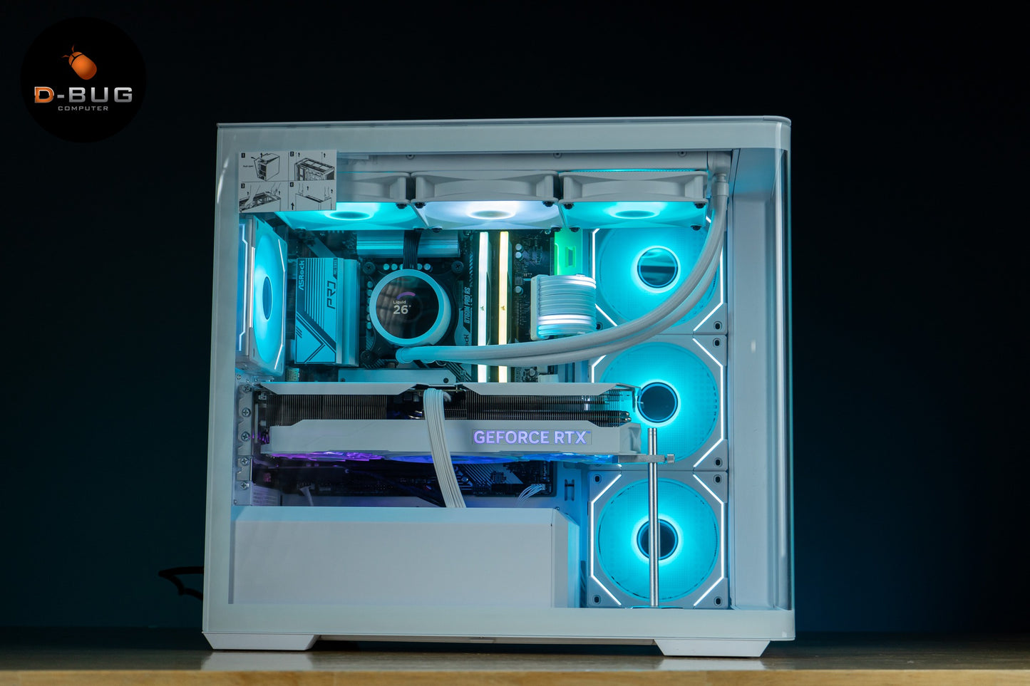 Mozilla LV82 (คอมประกอบ) INTEL i5-13400F / RTX 4060Ti EX 1-CLICK OC 8GB DDR6 WHITE | DBUG670425 D-BUG COMPUTER