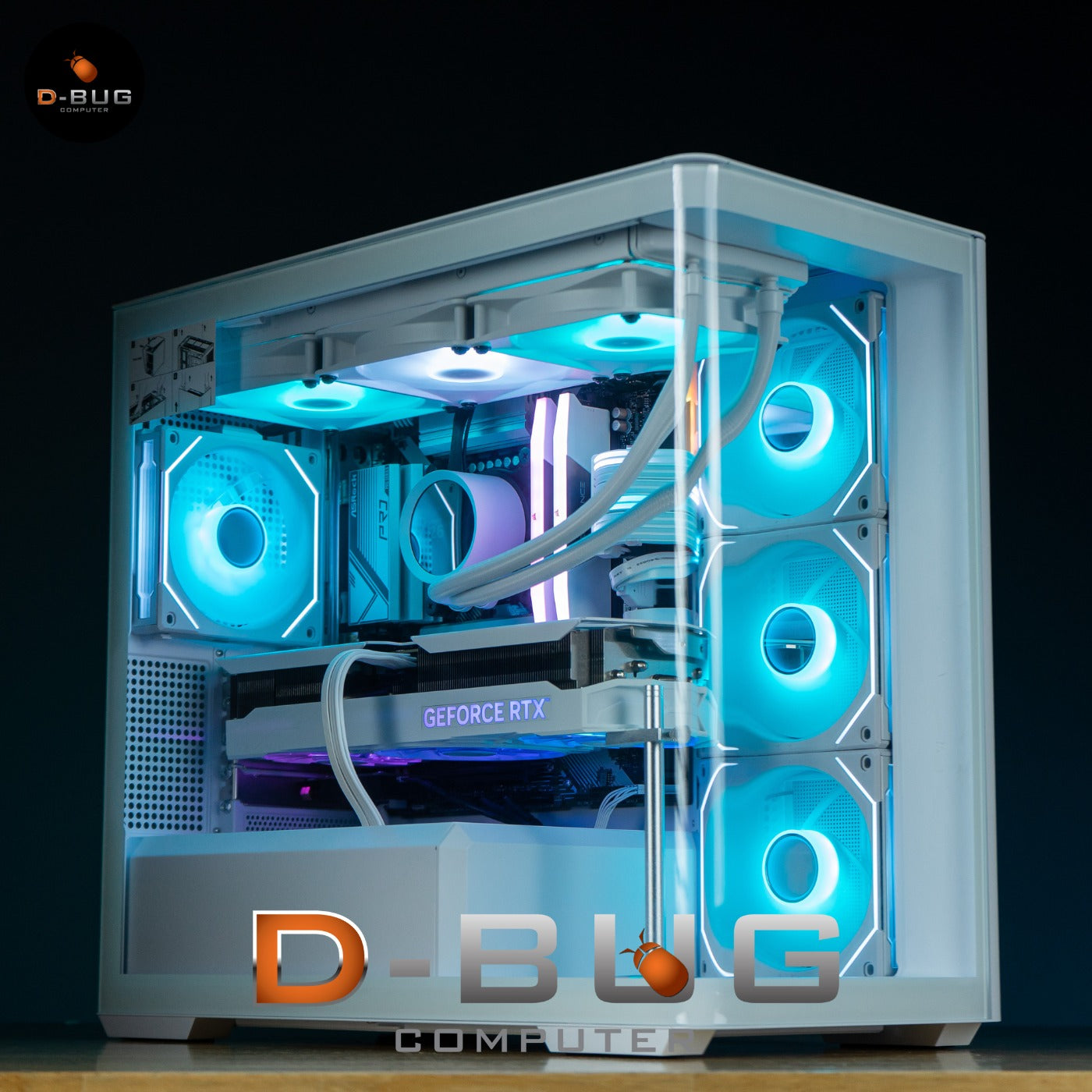 Mozilla LV82 (คอมประกอบ) INTEL i5-13400F / RTX 4060Ti EX 1-CLICK OC 8GB DDR6 WHITE | DBUG670425 D-BUG COMPUTER