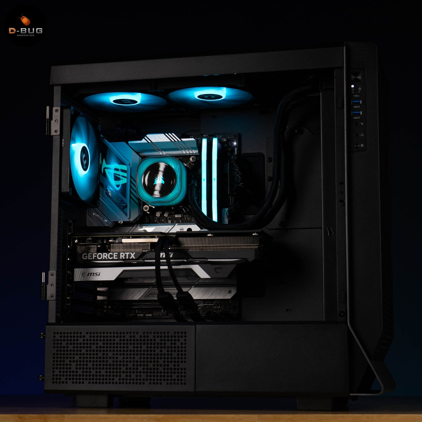 Mozilla LV93 (คอมประกอบ) INTEL i5-14500 / RTX4060 Ti GAMING X SLIM 8GB | DBUG670514 D-BUG COMPUTER