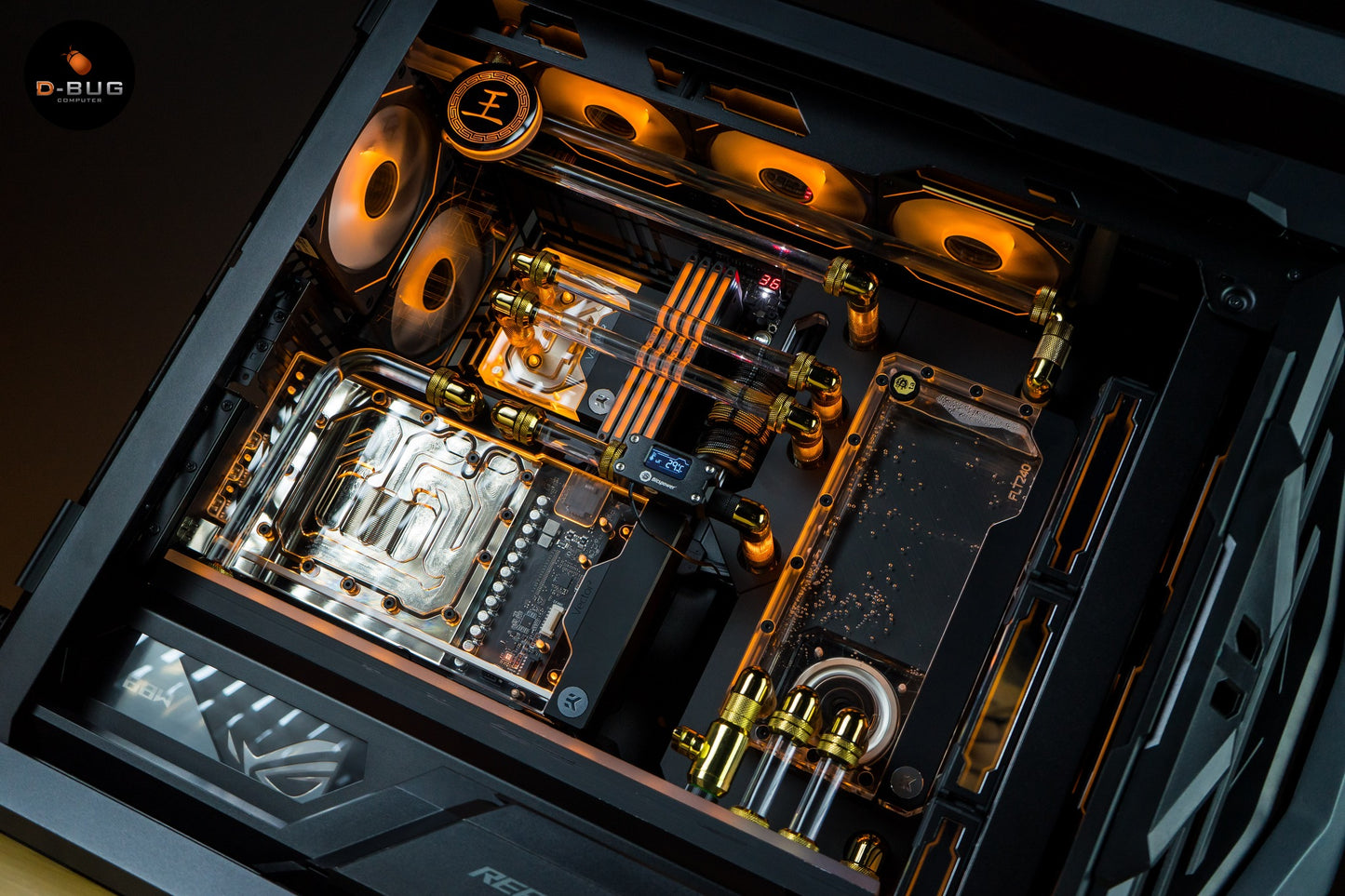 VIBRA LV14 (คอมระบบน้ำเปิด) INTEL I9-14900KS / RTX4090 OC 24GB | DBUG6705171 D-BUG COMPUTER
