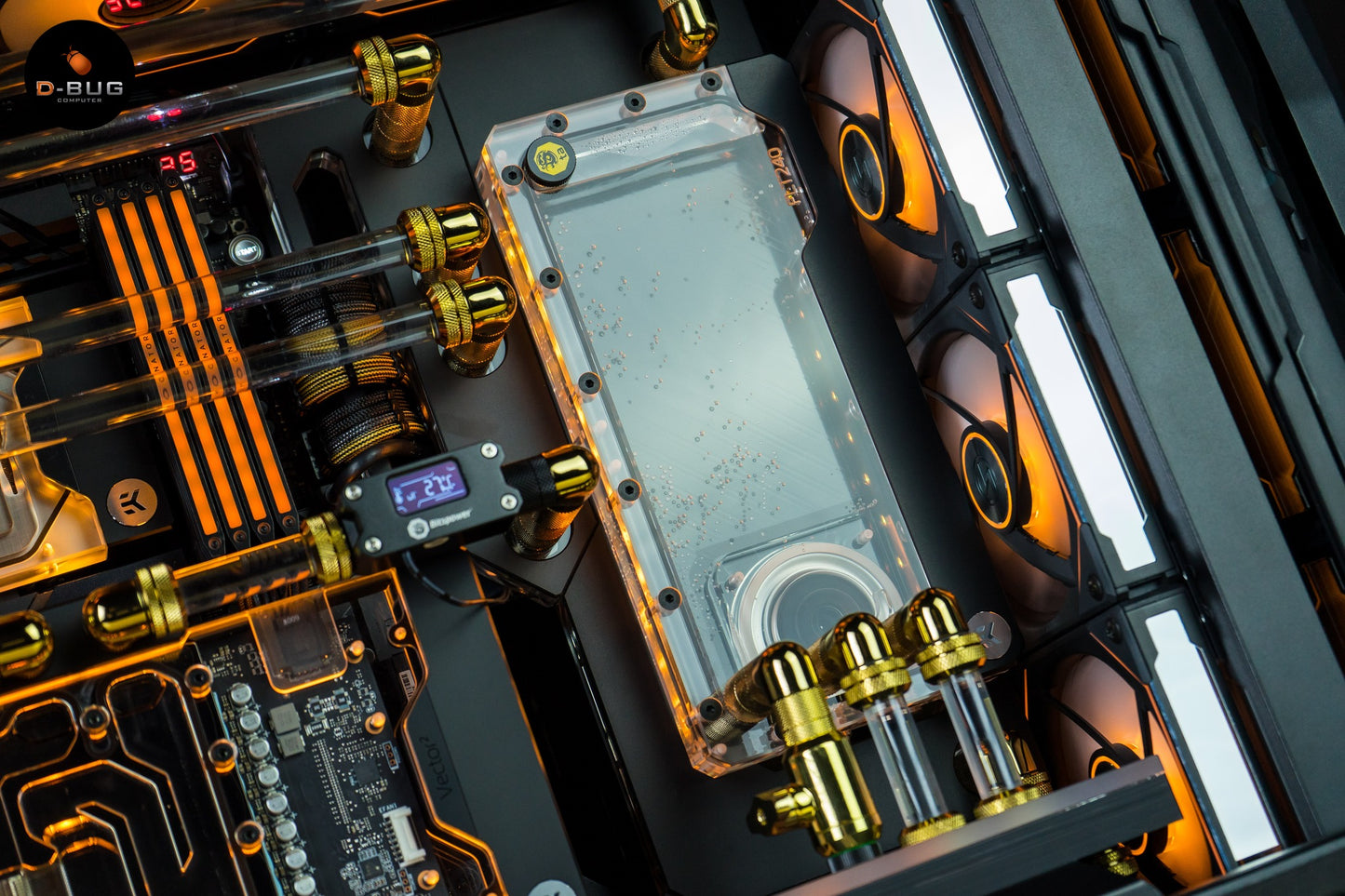 VIBRA LV14 (คอมระบบน้ำเปิด) INTEL I9-14900KS / RTX4090 OC 24GB | DBUG6705171 D-BUG COMPUTER