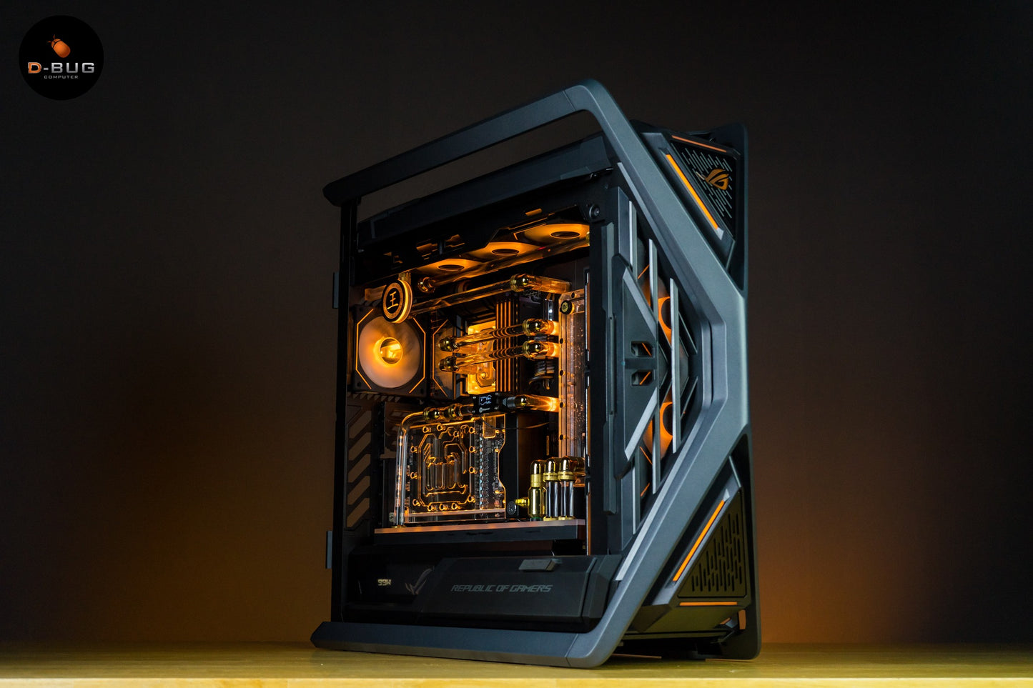 VIBRA LV14 (คอมระบบน้ำเปิด) INTEL I9-14900KS / RTX4090 OC 24GB | DBUG6705171 D-BUG COMPUTER