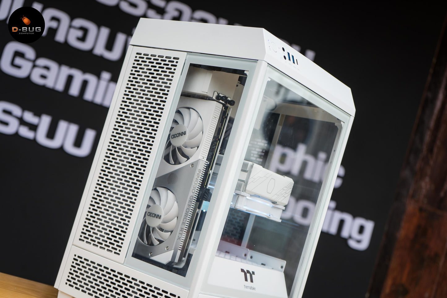 Mozilla LV106 (คอมประกอบ) INTEL CORE I7-14700F /RTX4060TI X2 8GB WHITE | DBUG670804 D-BUG COMPUTER