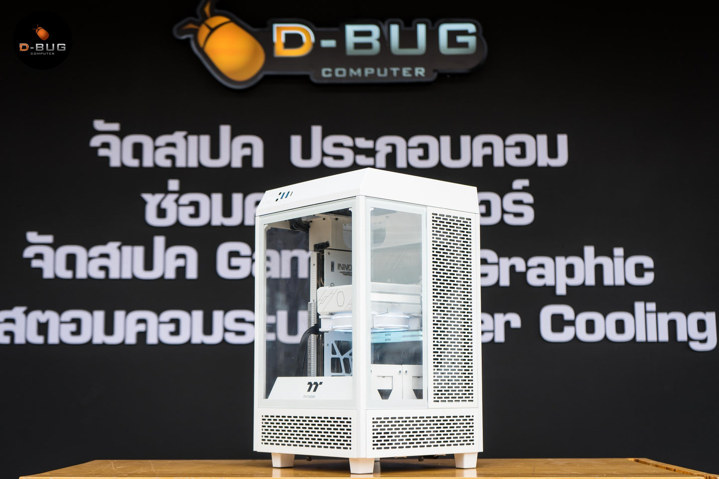 Mozilla LV106 (คอมประกอบ) INTEL CORE I7-14700F /RTX4060TI X2 8GB WHITE | DBUG670804 D-BUG COMPUTER