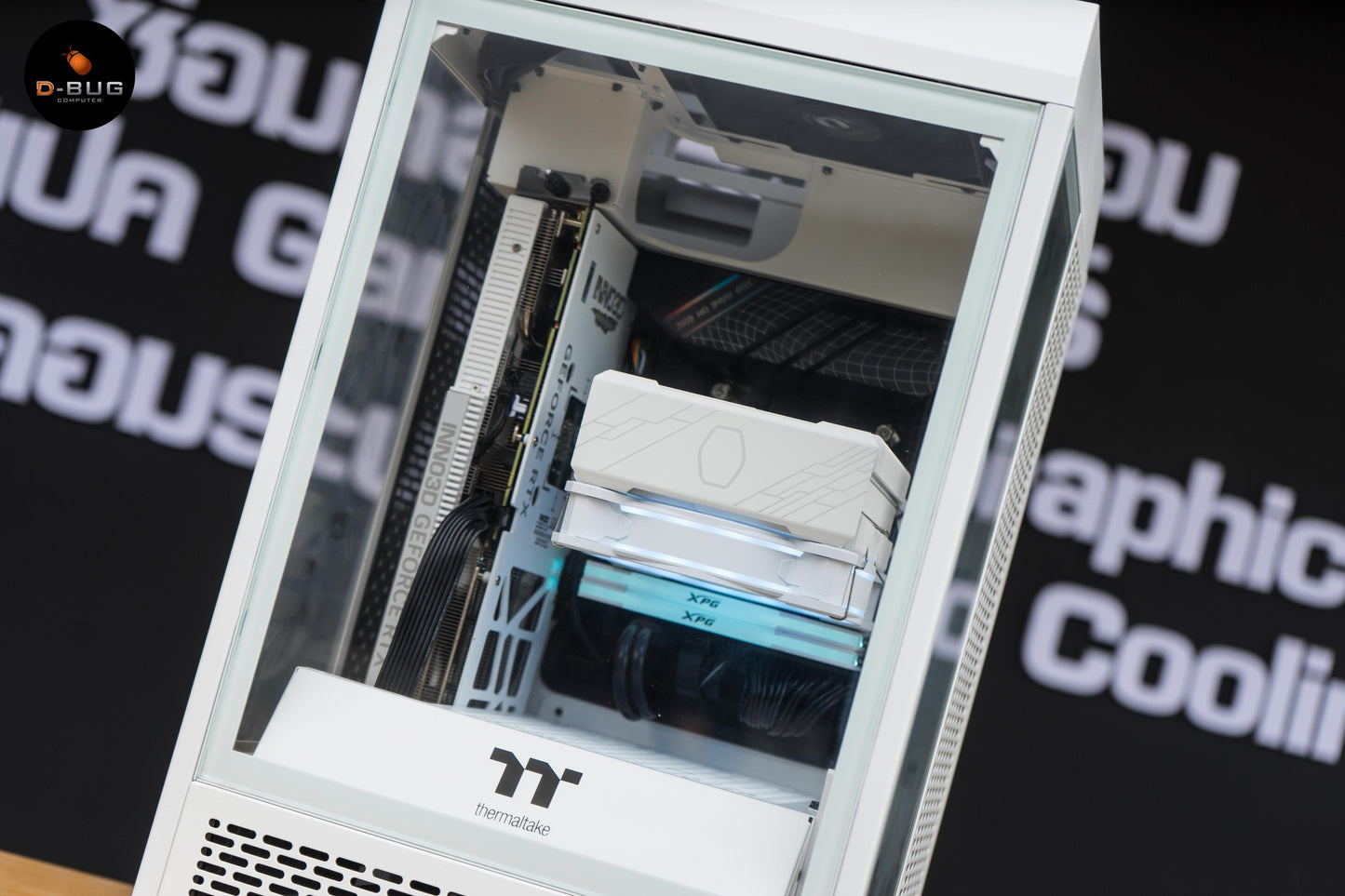 Mozilla LV106 (คอมประกอบ) INTEL CORE I7-14700F /RTX4060TI X2 8GB WHITE | DBUG670804 D-BUG COMPUTER