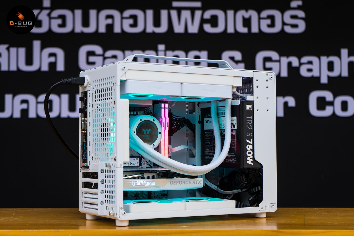 Mozilla LV114 (คอมประกอบ) CPU INTEL CORE I9-14900K / RTX 4080 SUPER Trinity Black Edition 16GB GDDR6X | DBUG6708301 D-BUG COMPUTER
