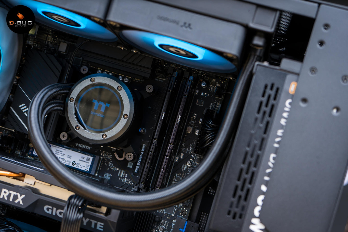 Mozilla LV121 (คอมประกอบ) CPU INTEL I9-14900K / RTX4070 EAGLE SUPER ICE 12GB | DBUG670914 D-BUG COMPUTER