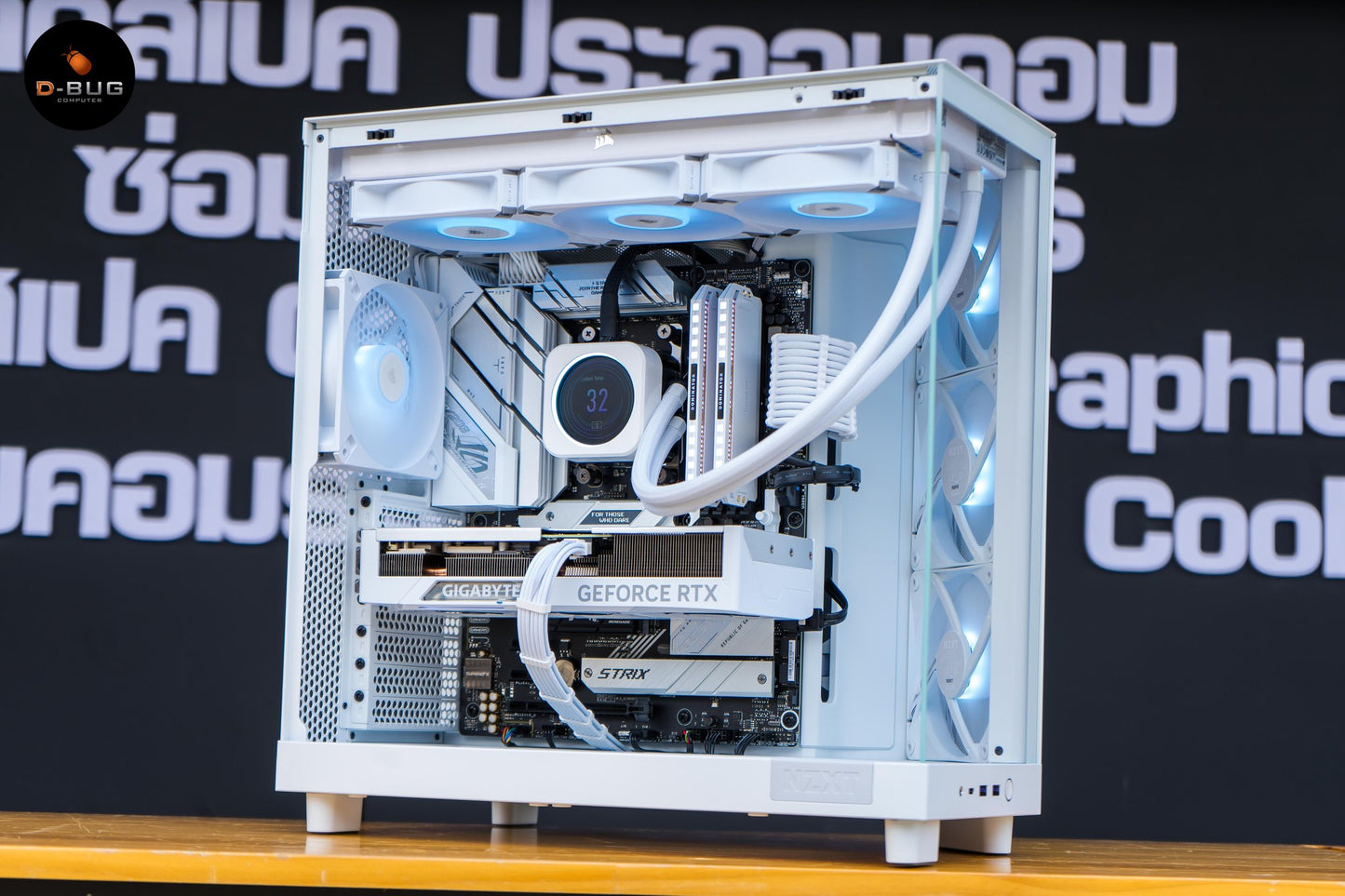 Mozilla LV122 (คอมประกอบ) CPU INTEL i5-13400F / RTX4060 TWIN EDGE 8GB. WHITE | DBUG670915 (สำเนา) D-BUG COMPUTER