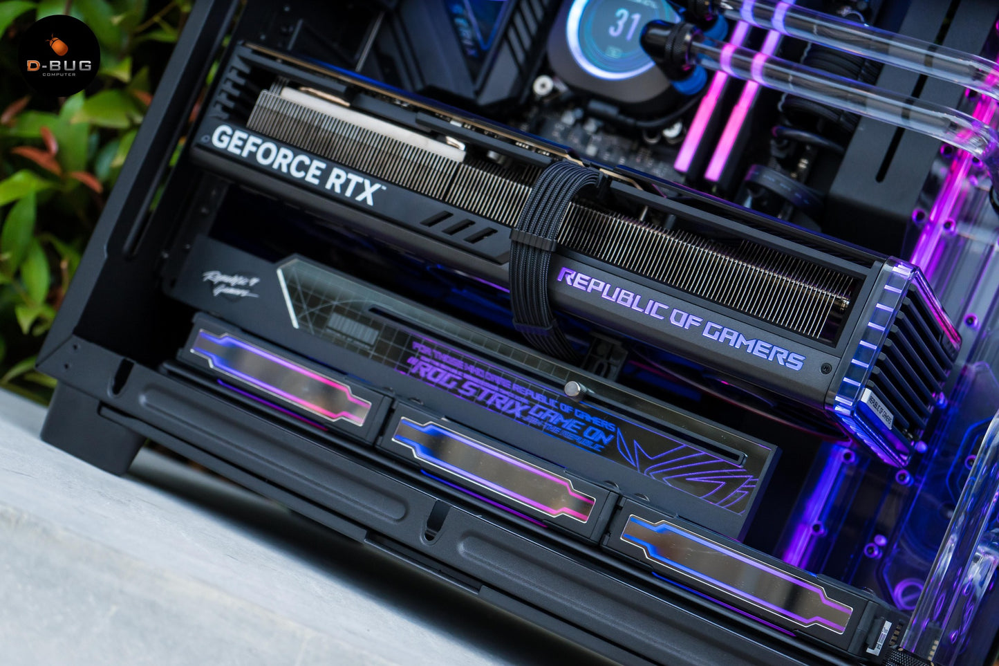 VIBRA LV18 (คอมระบบน้ำเปิด) INTEL i7-14700K / RTX4070 TI SUPER 12GB | DBUG670828 D-BUG COMPUTER
