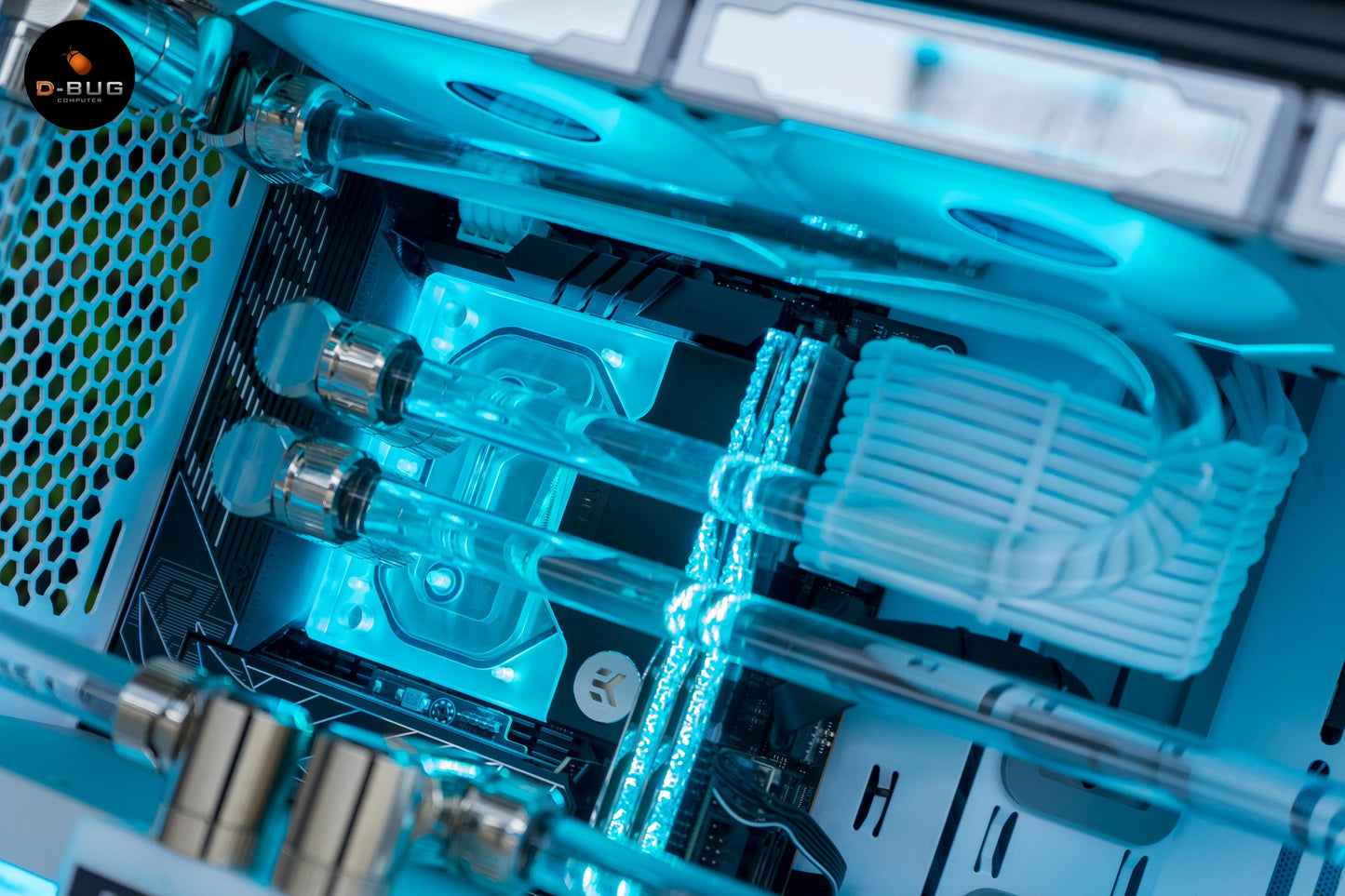 VIBRA LV19 (คอมระบบน้ำเปิด) INTEL i9-14900K / RTX 4090 OC 24GB GDDR6X OC EDITION | DBUG670828 (สำเนา) D-BUG COMPUTER