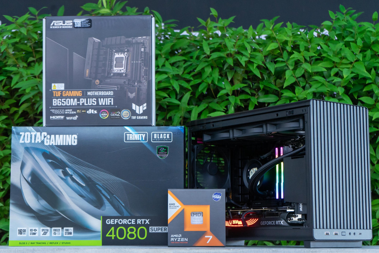 TREX LV16 (Mini-iTX) RYZEN7-7800X3D / GAMING GEFORCE RTX 4080 SUPER | DBUG671206 D-BUG COMPUTER