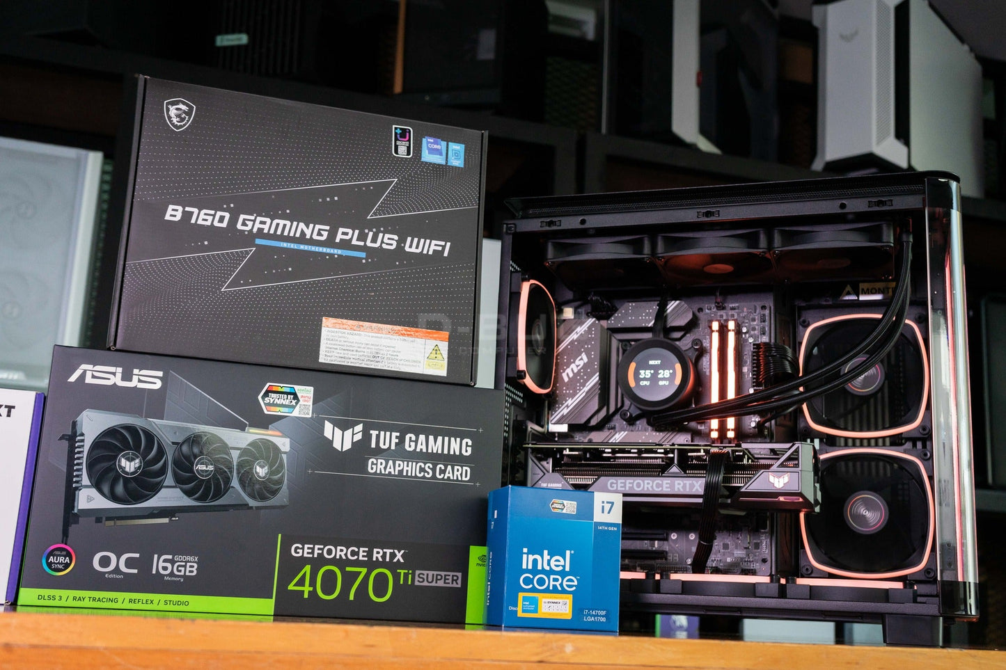 Mozilla LV159 (คอมประกอบ) CPU INTEL I7-14700F / RTX 4070 SUPER WINDFORCE OC 12GB | DBUG680401 D-BUG COMPUTER