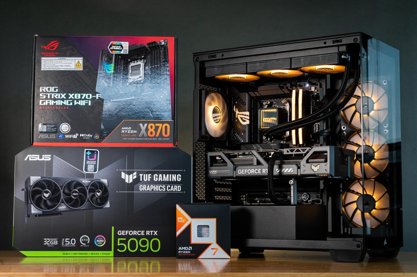 Mozilla LV197 (คอมประกอบ) CPU AMD RYZEN 7-9800X3D / RTX5090 TUF GAMING OC 32GB | DBUG6808141 D-BUG COMPUTER