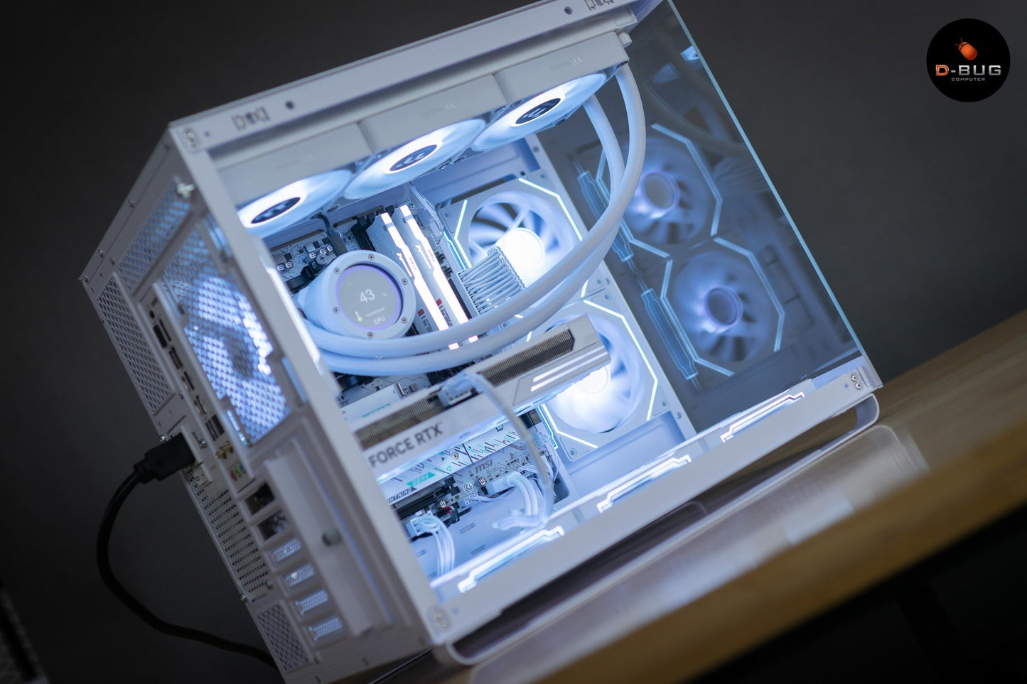 Mozilla LV206 (คอมประกอบ) CPU AMD RYZEN7-9700X / RTX 5060 TI EX WHITE - 8GB GDDR7 | DBUG6808241 D-BUG COMPUTER