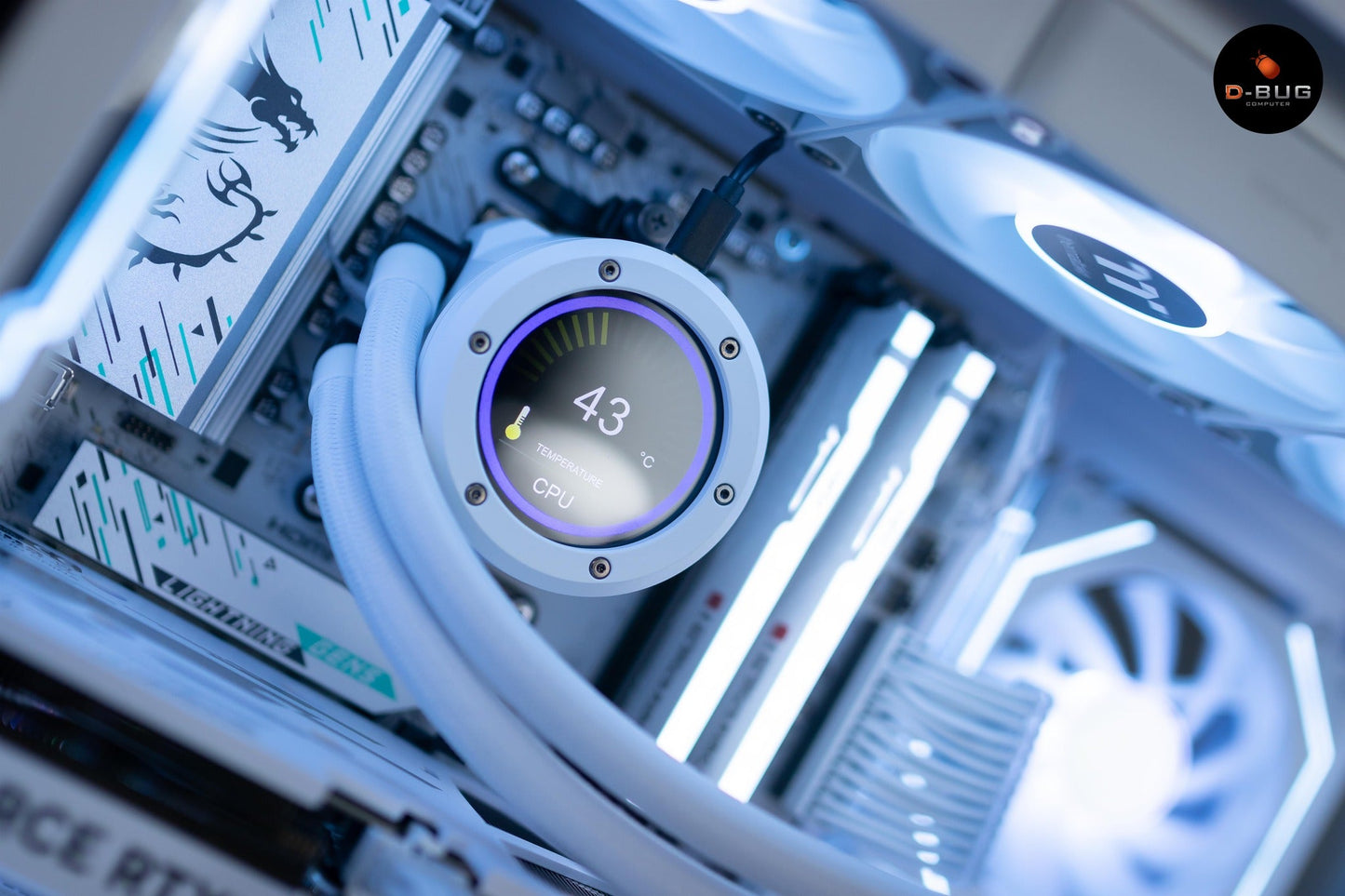 Mozilla LV206 (คอมประกอบ) CPU AMD RYZEN7-9700X / RTX 5060 TI EX WHITE - 8GB GDDR7 | DBUG6808241 D-BUG COMPUTER