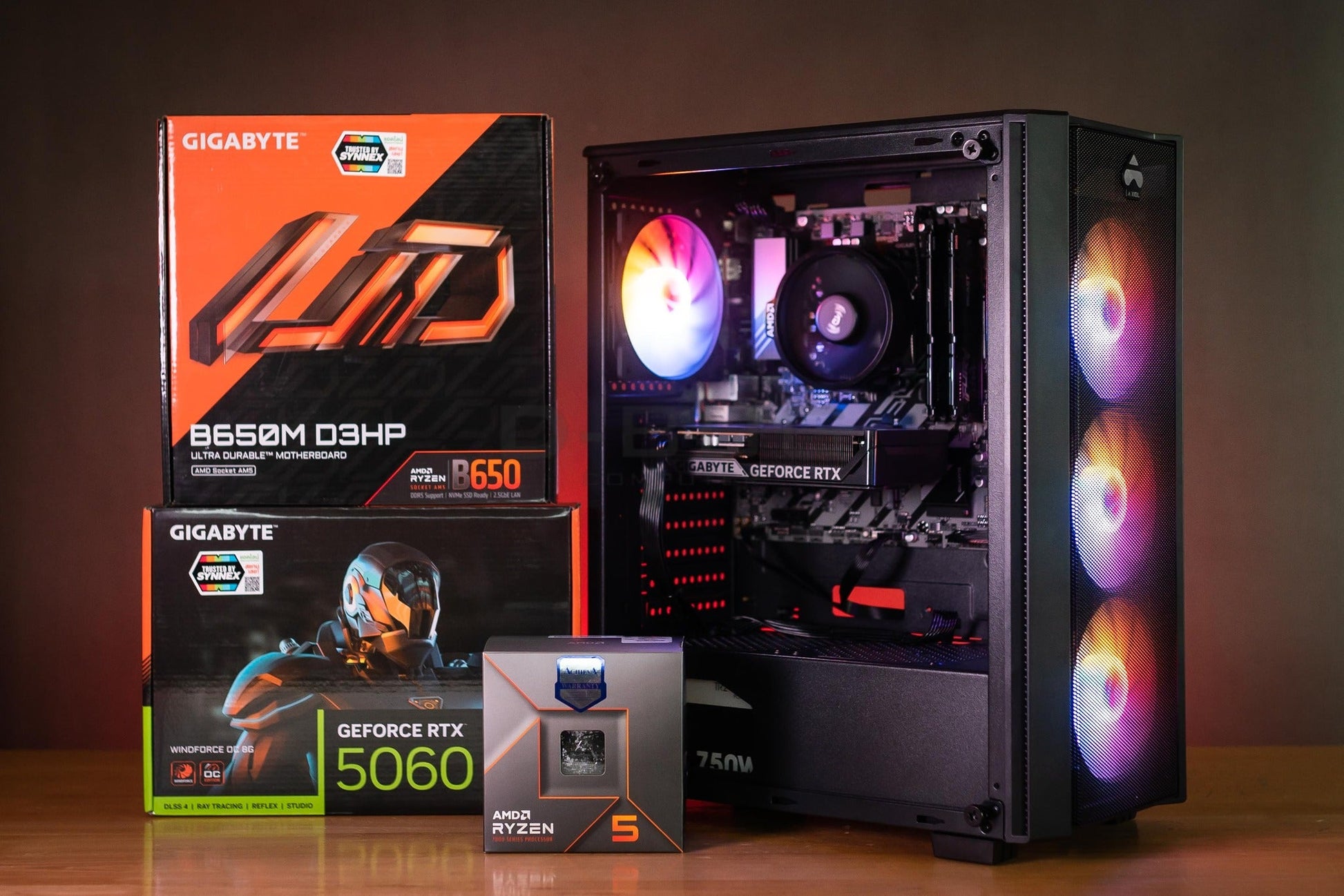 Mozilla LV222 (คอมประกอบ) CPU AMD RYZEN 5-7500F / RTX5060 8GB | DBUG681008 D-BUG COMPUTER