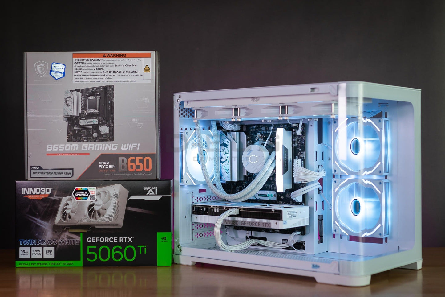 Mozilla LV223 (คอมประกอบ) CPU AMD RYZEN 7- 7800X3D /  RTX 5060 TI TWIN X2 WHITE  16GB GDDR7 | DBUG681014 D-BUG COMPUTER