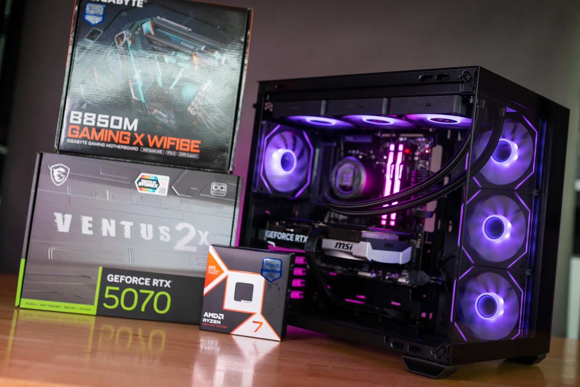 Mozilla LV224 (คอมประกอบ) CPU AMD  RYZEN 7-9800X3D /   RTX 5070 12G VENTUS 2X OC  | DBUG681015 D-BUG COMPUTER