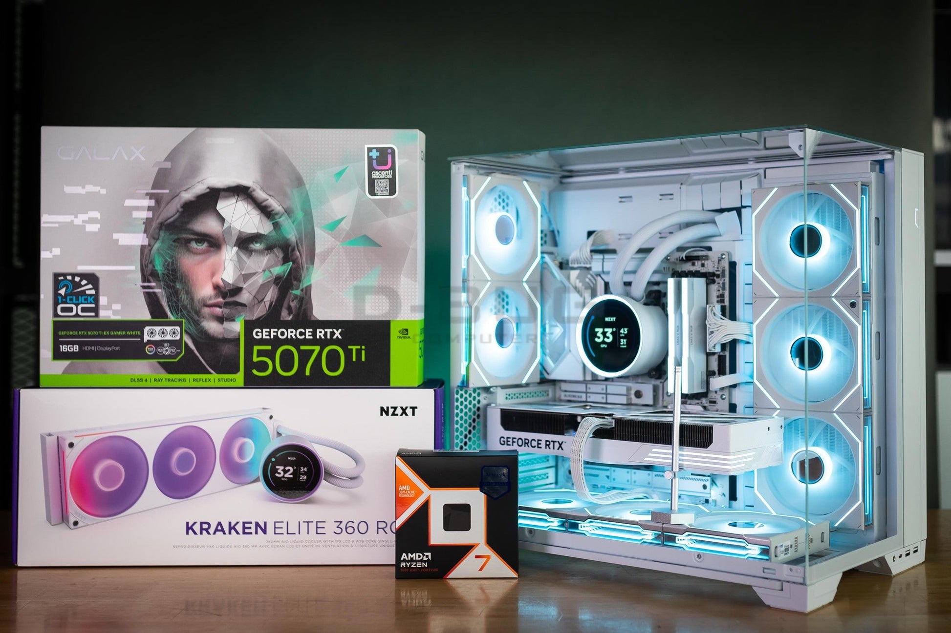 Mozilla LV230 (คอมประกอบ) CPU AMD RYZEN 7 9800X3D  /  RTX 5070 TI EX GAMER 1-CLICK OC WHITE   | DBUG681022 D-BUG COMPUTER
