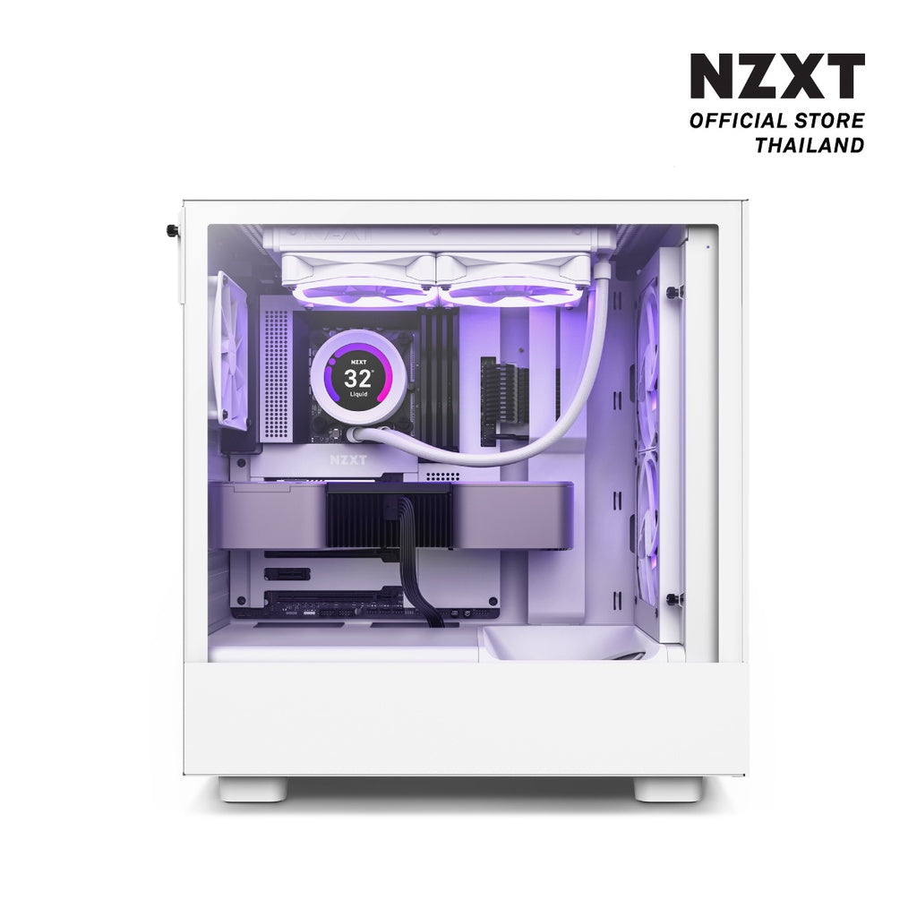 NZXT CASE H5 Elite - White / Black D-BUG COMPUTER