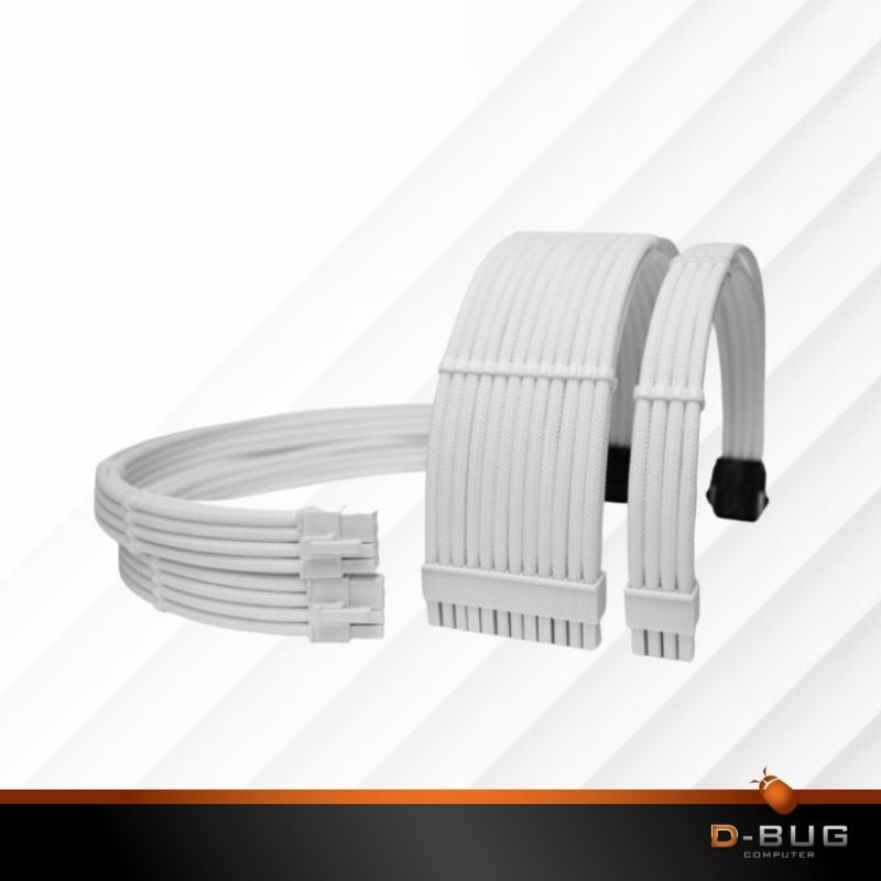 สายถักคอม WHITE D-BUG COMPUTER